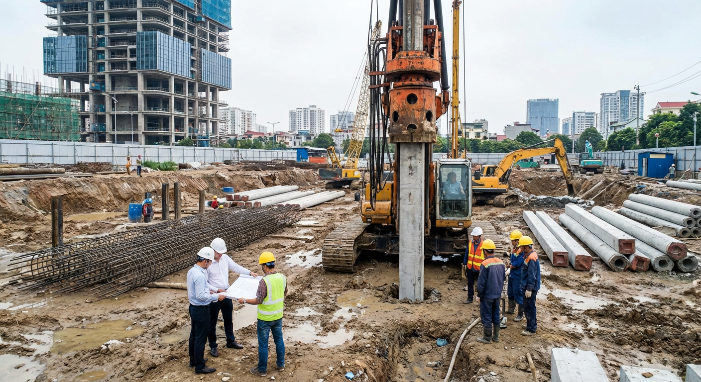 Investigação de solo para fundações