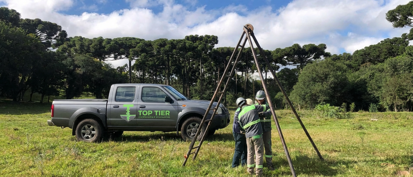 Sondagem SPT em Curitiba